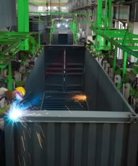 儲(chǔ)能集裝箱焊接生產(chǎn)線